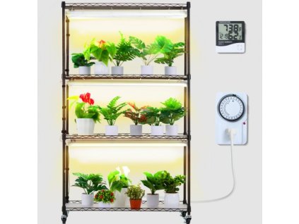 309257 stojan na rostliny s osvetlenim pro pestovani rostlin 4 urovne 180w 59 1 police na pestovani vysokych rostlin