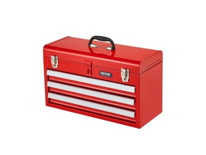 325970 box na naradi 20 5palcovy prenosny kovovy box na naradi se 3 zasuvkami organizer na naradi cerveny