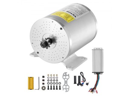 326021 sada elektrickeho bezkomutatoroveho stejnosmerneho motoru 2000w 48v 4300 ot min motor a regulator otacek