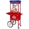 Stroj na výrobu popcornu s vozíkom - dizajn USA