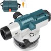 Automatická optická vodováha, 24x, clona 40 mm Automatická nivelačná súprava s magneticky tlmeným kompenzátorom a prepravným zámkom, nástroj na meranie uhla vzdialenosti s tvrdým plastovým puzdrom, vodotesnosť IP54