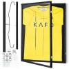 Zobrazenie rám dres prípad , 23,3 x 31,2 x 1,5 palca, veľké uzamykateľné športové dres Shadow Box s 98% UV ochrana PC sklo a vešiaky, pre baseball basketbal, futbal hokej tričko a uniformy