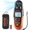 Bluetooth ručný anemometer, 14°F-140°F, digitálny merač rýchlosti vetra s LED podsvietením obrazovky, meria rýchlosť vetra Teplota vetra Teplota vzduchu Prúdenie vzduchu Chladenie vetra, pre surfovanie Drone Flying HVAC