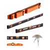 327488 4dilne magneticke torpedo level 48 24 16 10 in box leveler s bublinkovou lahvickou