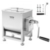 330317 rucni mixer na maso 15l mixovaci nadrz max 15lb pro mixer na maso a klobasy stribrny