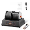 326804 rock tumbler machine 8 lb rock polishing kit 9rychlostni 9denni casovac se dvema sudy