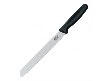 Victorinox nůž na chléb zoubkovaný s černou rukojetí 21,5cm