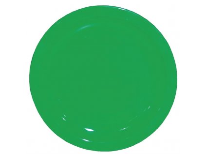 Kristallon polykarbonátové talíře zelené 230mm (12ks)