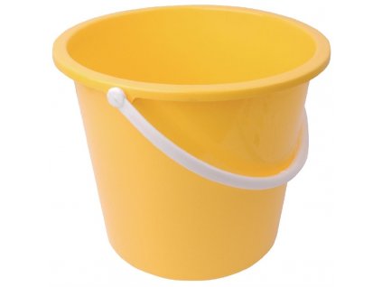 Jantex kulatý plastový kbelík žlutý 10l