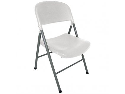 Bolero viacúčelové stoličky skladacie biele (sada 2ks)