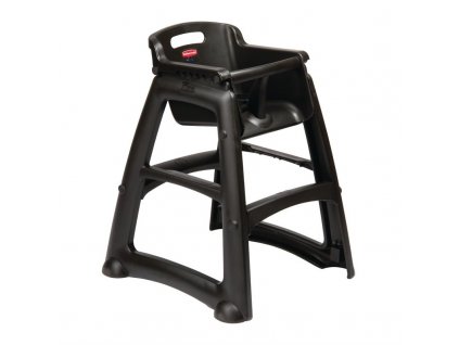 Rubbermaid vysoká židle robustní černá