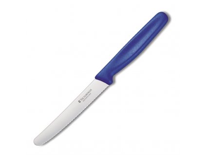 Victorinox nůž na rajčata zoubkovaný modrý 11cm