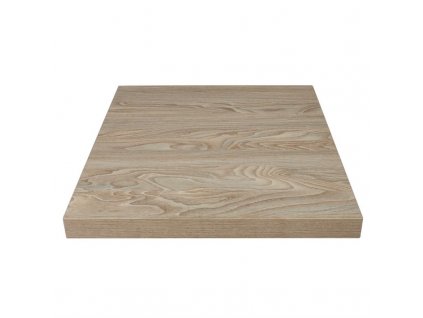 Bolero stolová deska čtvercová v dekoru starobylého dřeva s přírodní povrchovou úpravou 700mm