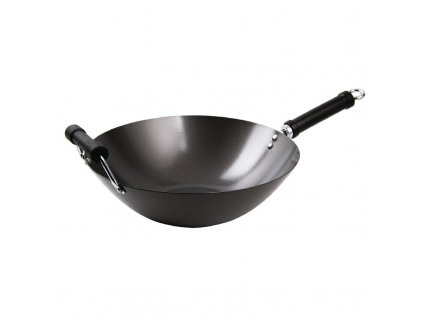 Kitchen Craft nepřilnavý wok s plochým dnem 356mm