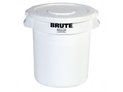 Rubbermaid kulatá nádoba Brute bílá 37,9l