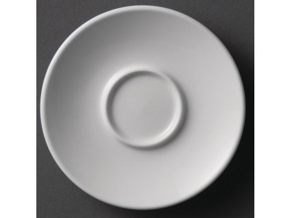 Olympia podšálky na espresso Whiteware 120mm (12ks)