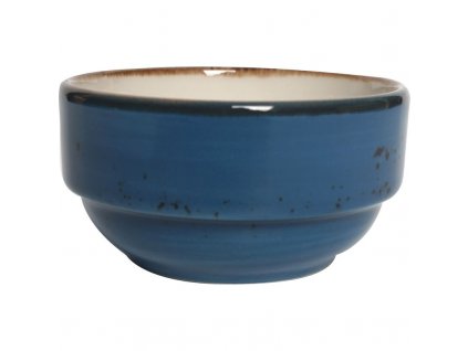Miska z porcelánu, Ø 12 cm, modrá | FINE DINE, Kolory Ziemi Iris (1ks)