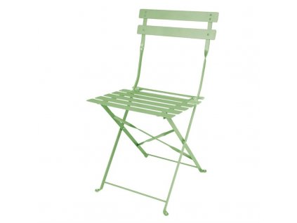 Bolero skladacie stoličky v pouličnom štýle v svetlo zelenej farbe (sada 2ks)