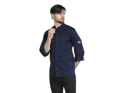 Pánska kuchárska bunda Chaud Devant Salerno modrá veľkosť XL