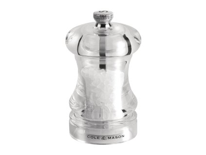 Cole & Mason mlynček na soľ akryl 8,5 cm