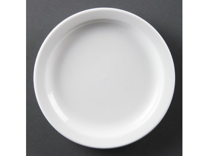 Olympia Whiteware taniere s úzkym okrajom 15 cm (12 kusov)