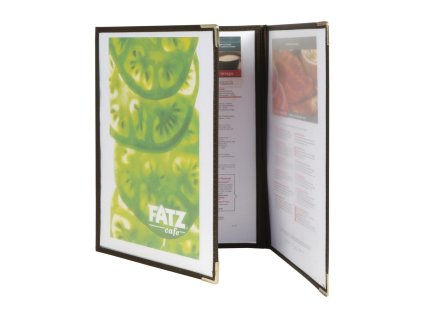 Držiak menu Securit Crystal 3 dvojitý (3 kusy)