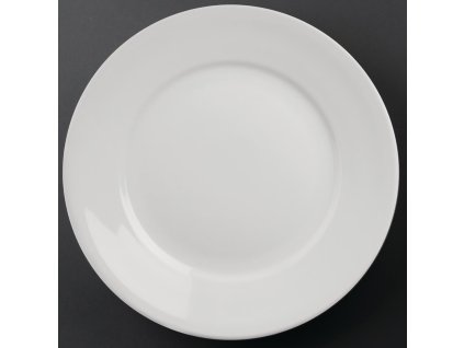 Olympia Athena taniere so širokým okrajom 28cm biele (6 kusov)