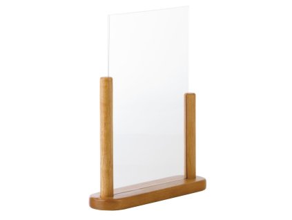 Teakový držiak na jedálny lístok Securit A4