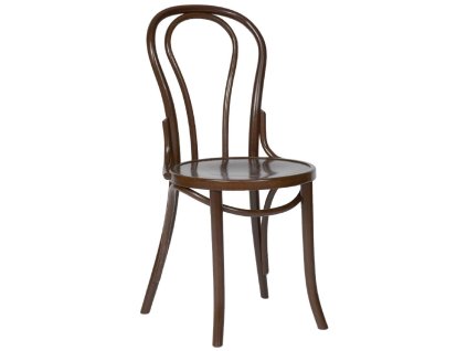 Fameg bistro stoličky z ohýbaného dreva orechovej farby (2 kusy)