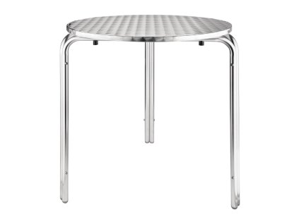 Bolero okrúhly nerezový bistro stôl 70cm