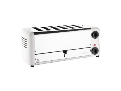 Hriankovač Rowlett Esprit so 6 otvormi v bielej farbe - 2 náhradné diely a 2 držiaky na sendviče