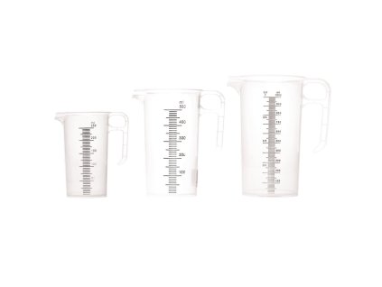 Sada polypropylénových odmeriek Pro-Measure - 250 ml, 500 ml a 1 l