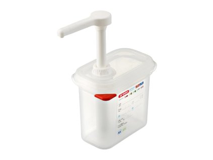 Dávkovač omáčky Araven GN 1/9 transparentný 1,5L