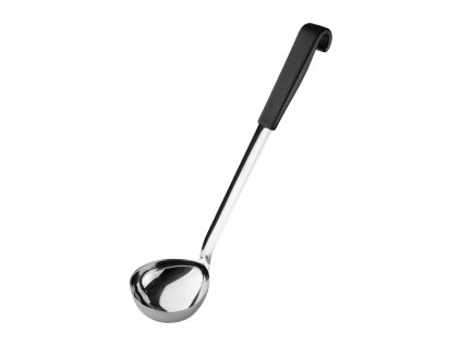 Servírovacia lyžica Vogue s čiernou rukoväťou 34 cm