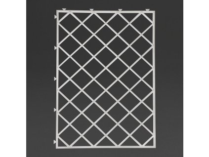 Sklenené podložky 23,2 x 21,5 cm (10 kusov)