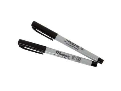 Veľmi jemný permanentný značkovač Sharpie čierny (2 kusy)