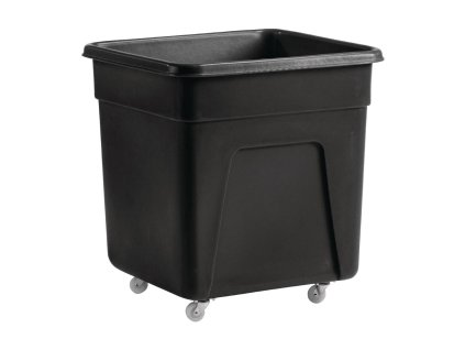 Čierny polyetylénový vozík veľký
