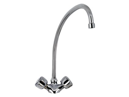 Gastro M monobloková zmiešavacia batéria s otočnými gombíkmi a 20 cm kohútikom