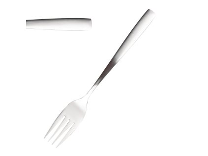 Saténové cukrárske vidličky Comas 14 cm (12 kusov)