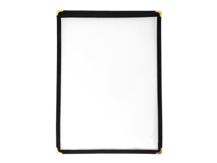 Držiak na menu Olympia American Style A4 čierny single