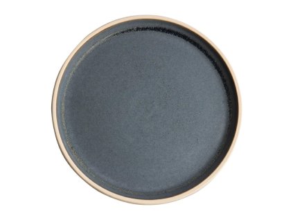 Olympia Plátno ploché okrúhle taniere modrá žula 25cm (6 kusov)