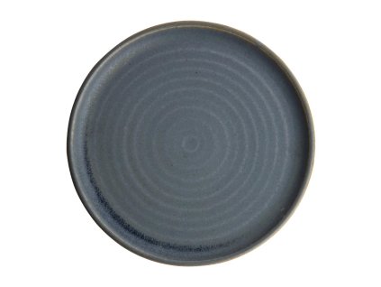 Olympia plátenné okrúhle taniere s úzkym okrajom modrá žula 26,5 cm (6 kusov)