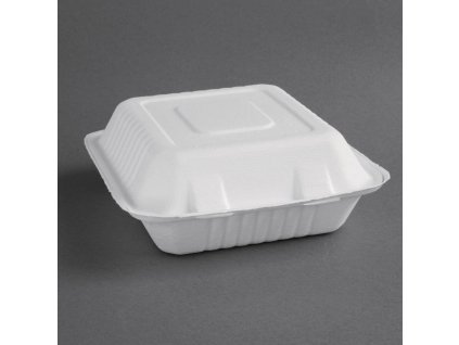 Fiesta Kompostovateľné kompostovateľné bagasové boxy na jedlo 223 mm (200 kusov)