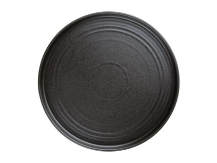 Olympia Cavolo ploché okrúhle taniere 27 cm čierne (4 kusy)