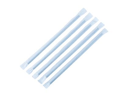 Fiesta Kompostovateľné kompostovateľné slamky na ohýbanie papiera 210 mm čierne Samostatne balené (250 kusov)