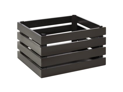 Drevená prepravka APS Superbox čierna 350x290mm