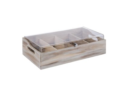 APS tácka na príbor s vekom 510x280mm tmavohnedá