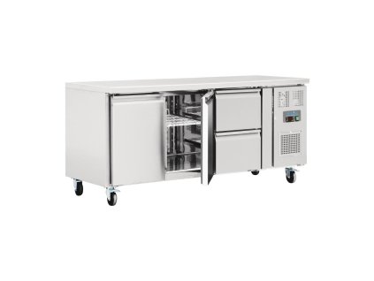Chladený pracovný stôl Polar U-series 2 dvierka a 2 zásuvky 417L
