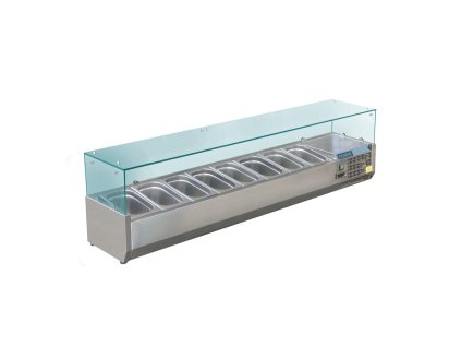 Prisadená chladiaca vitrína Polar G-series 8x GN 1/3