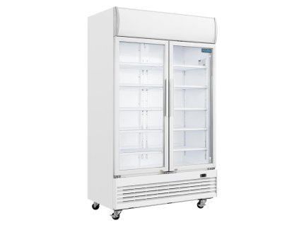 Polar G-series dvojdverové chladenie displeja so svetelným boxom 950L skladacími dverami